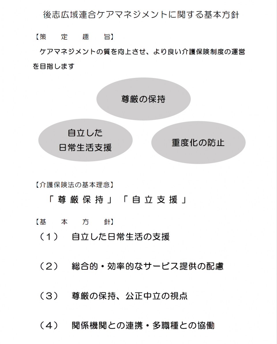 ケアマネジメント基本方針(概要)